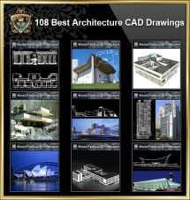 108 World Best Architecture CAD Drawings